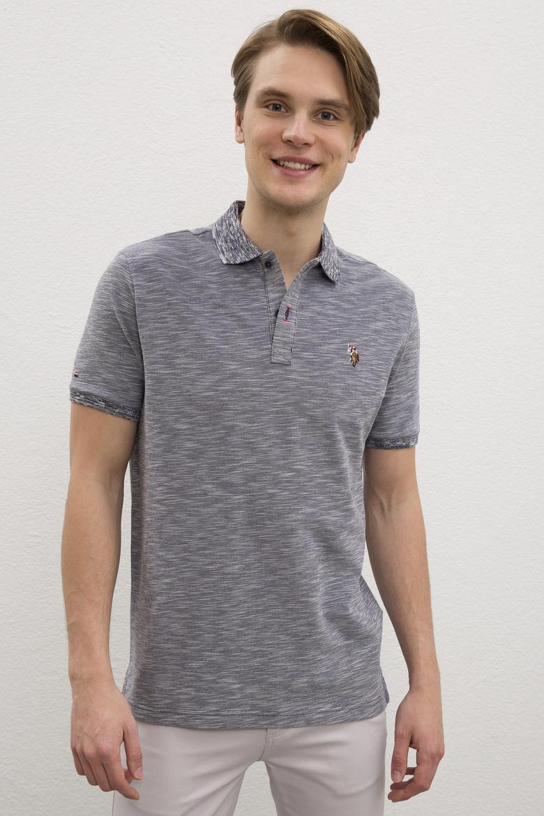 Erkek Lacivert Basic Tişört