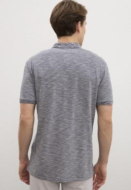 Erkek Lacivert Basic Tişört - 50222487013