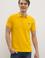 Erkek Koyu Sarı  Polo Yaka T-Shirt Basic