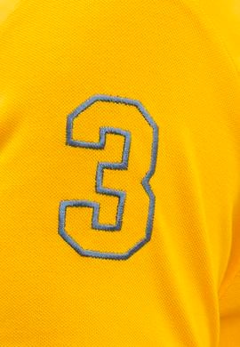 Erkek Koyu Sarı  Polo Yaka T-Shirt Basic - 50221070091