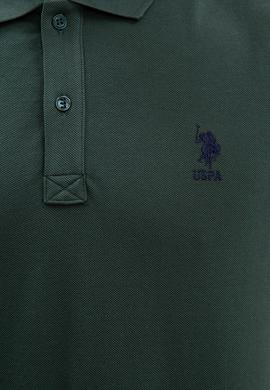 Erkek Koyu Yeşil Basic Polo Yaka Tişört - 50222632378