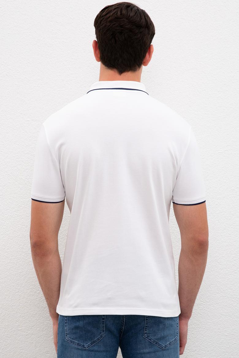 Erkek Beyaz Basic Tişört - 50222031044