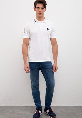 Erkek Beyaz Basic Tişört - 50222031044
