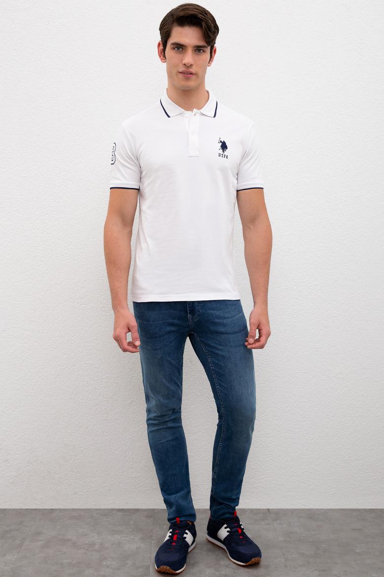 Erkek Beyaz Basic Tişört - 50222031044