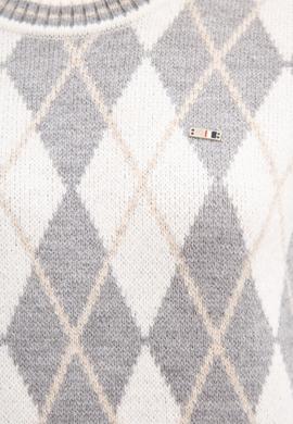 Kadın Beyaz Triko Kazak - 50229440005