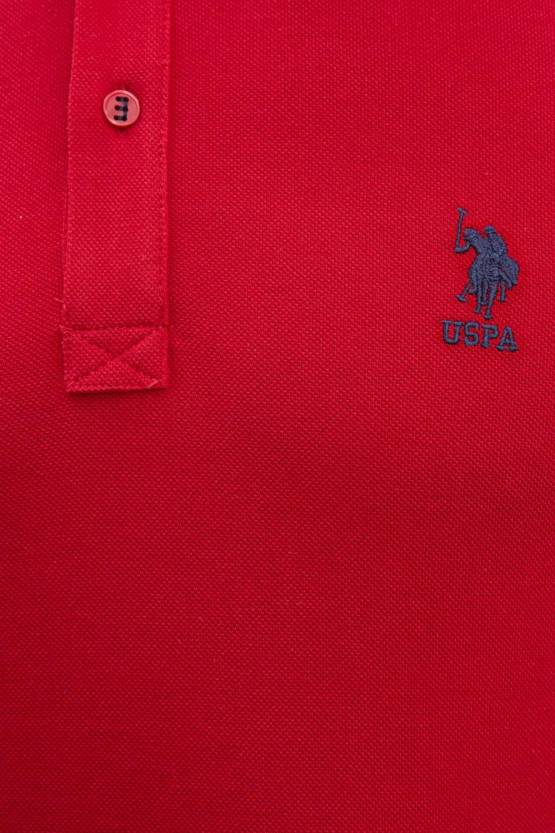 Erkek Kırmızı Basic Polo Yaka Tişört - 50231513158