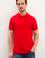 Erkek Kırmızı Basic Polo Yaka Tişört