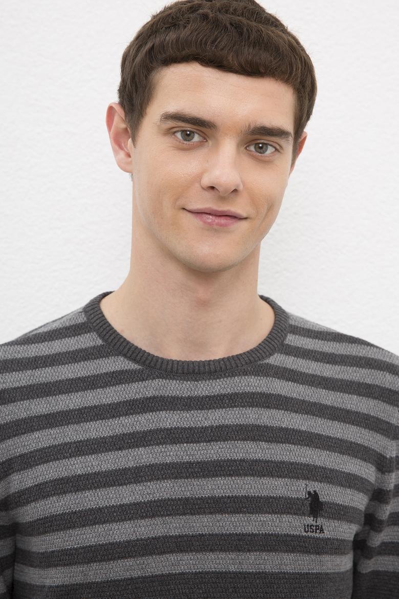 Erkek Antrasit Kazak - 50223820026