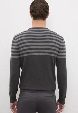 Erkek Antrasit Kazak - 50223820026