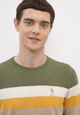 Erkek Haki Kazak - 50223876024