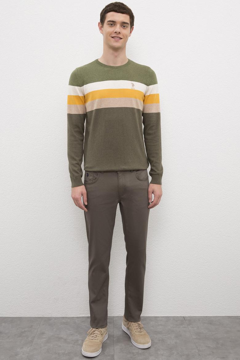 Erkek Haki Kazak - 50223876024