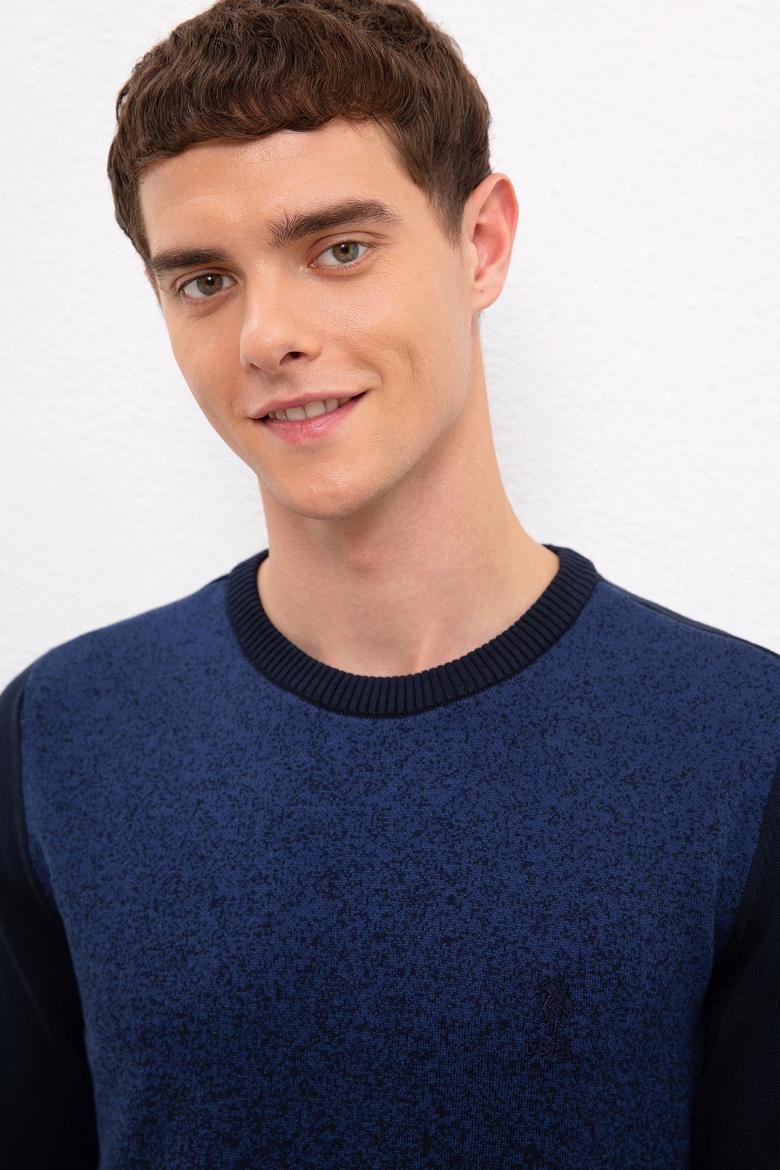 Erkek Lacivert Kazak - 50223857003