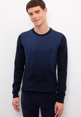 Erkek Lacivert Kazak - 50223857003