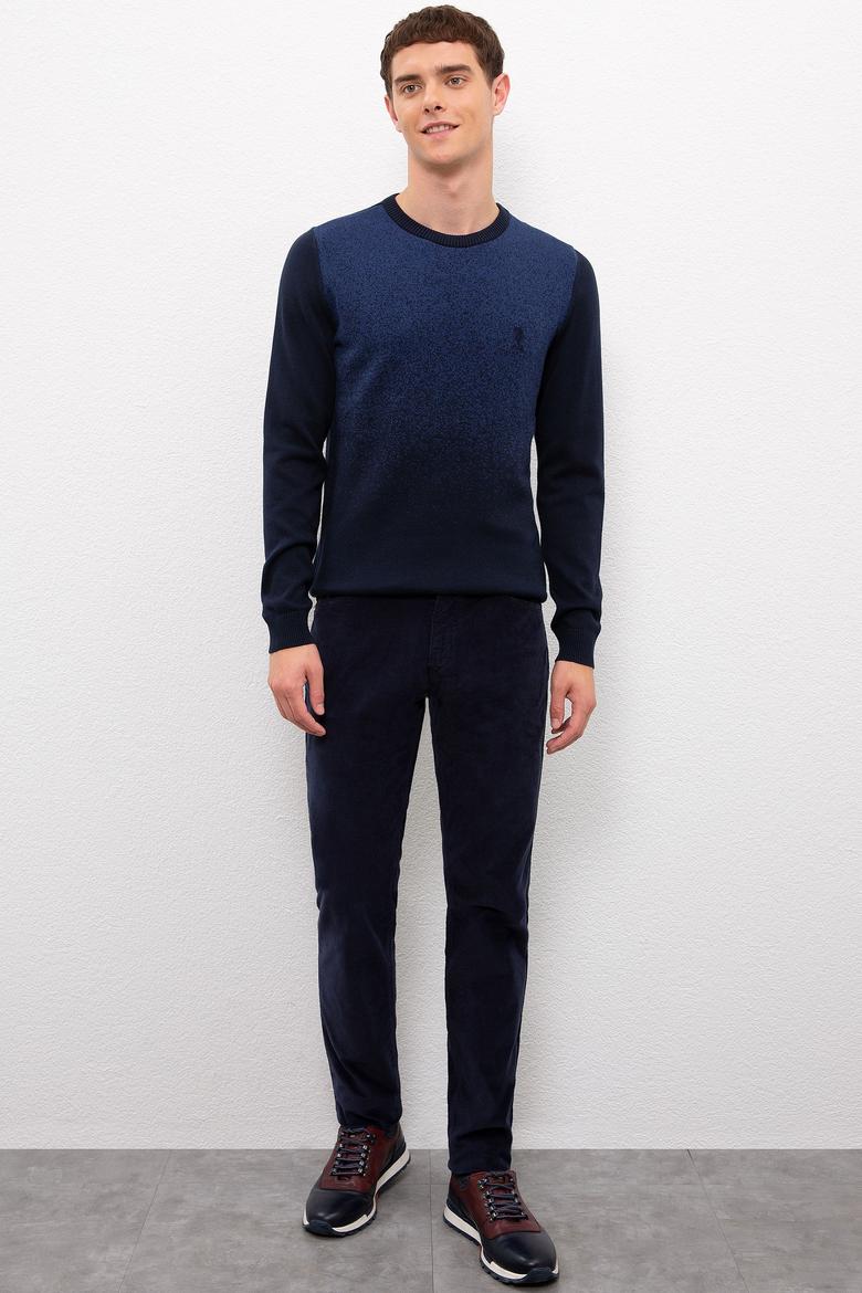 Erkek Lacivert Kazak - 50223857003