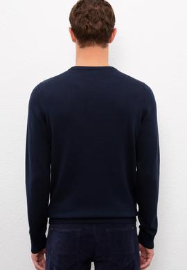 Erkek Lacivert Kazak - 50223857003