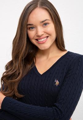 Kadın Lacivert Basic Kazak - 50224708004