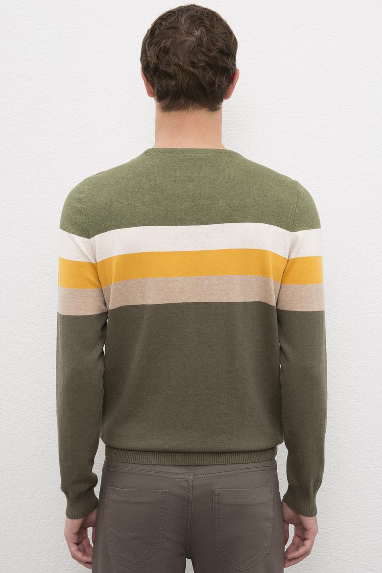 Erkek Haki Kazak - 50223876024