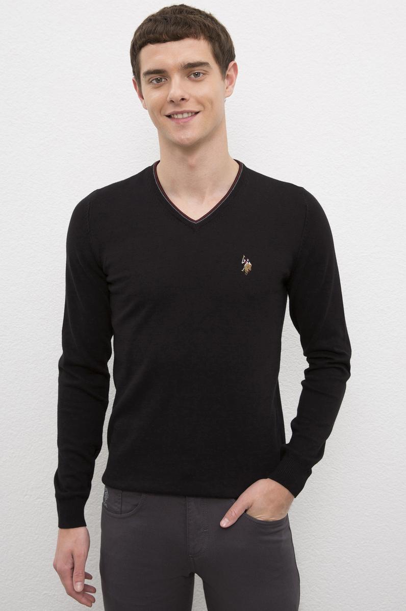 Erkek Siyah Basic Kazak