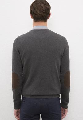 Erkek Antrasit Basic Kazak - 50224747019