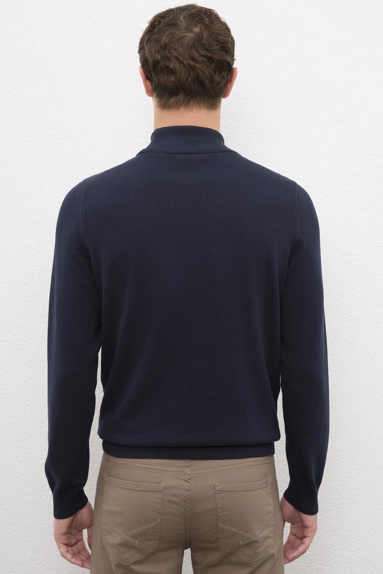 Erkek Lacivert Basic Kazak - 50224889007