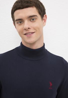 Erkek Lacivert Basic Kazak - 50224889007