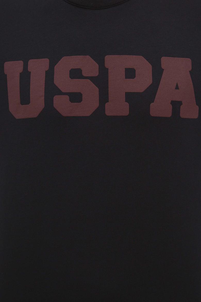 Erkek Siyah Bisiklet Yaka Sweatshirt Basic - 50225478044