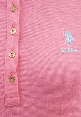 Kadın Pembe Basic Polo Yaka Tişört - 50217591138