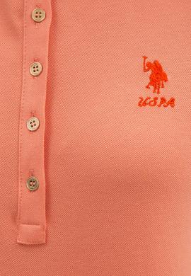 Kadın Somon Basic Polo Yaka Tişört - 50217591130