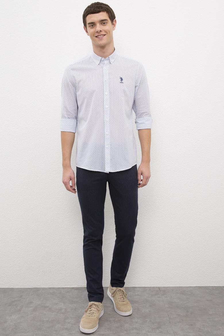 Erkek Beyaz Uzun Kollu Gömlek - 50219332006