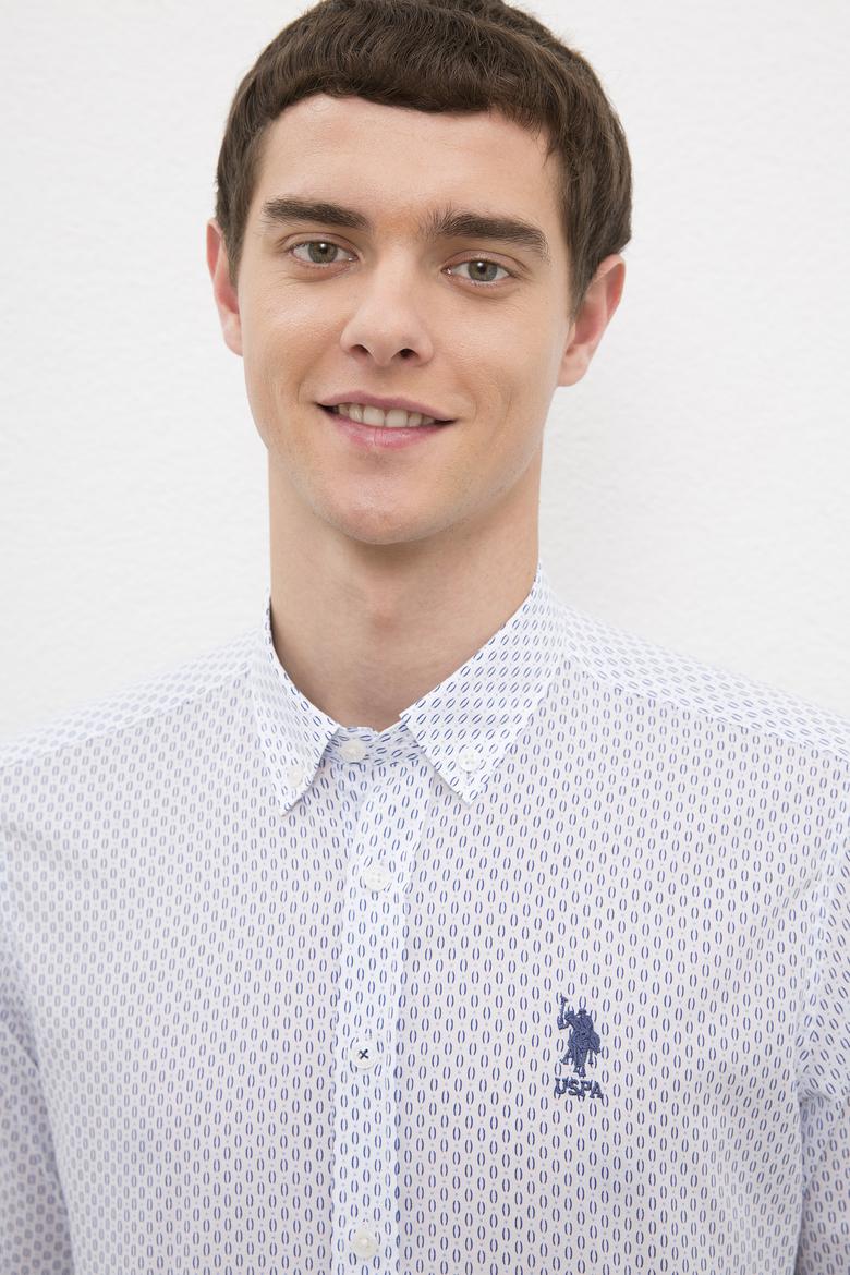 Erkek Beyaz Uzun Kollu Gömlek - 50219332006