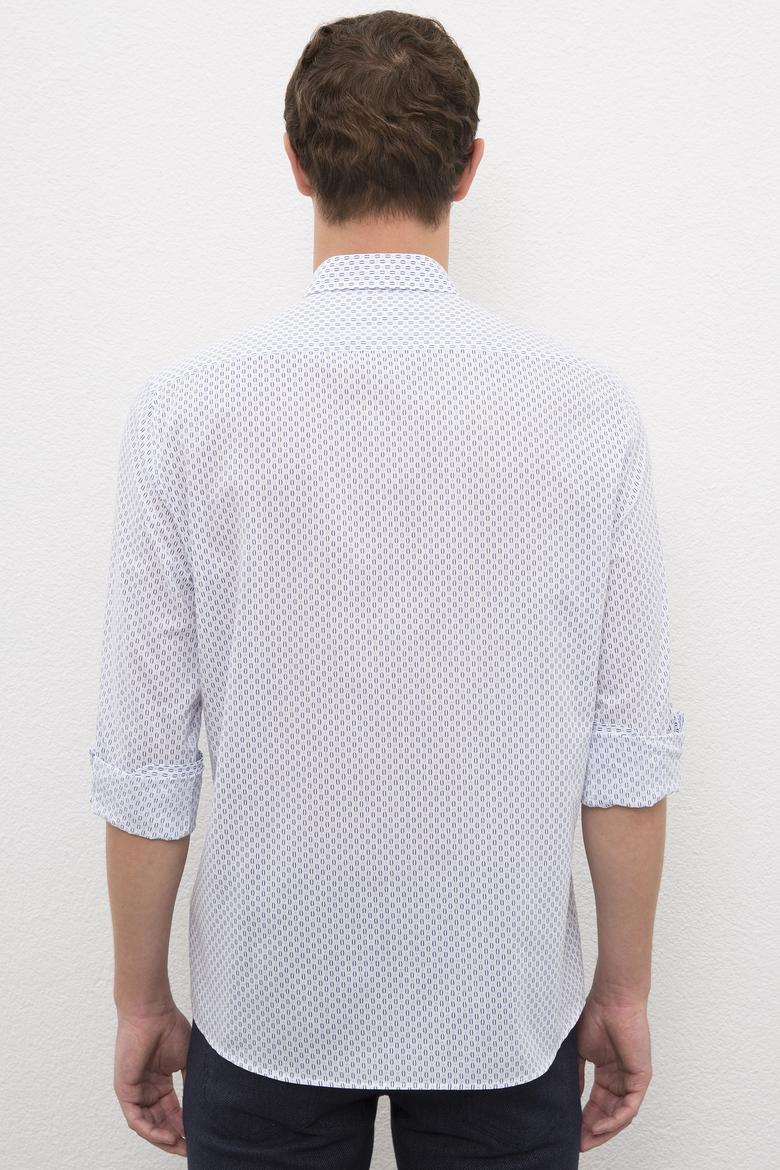 Erkek Beyaz Uzun Kollu Gömlek - 50219332006