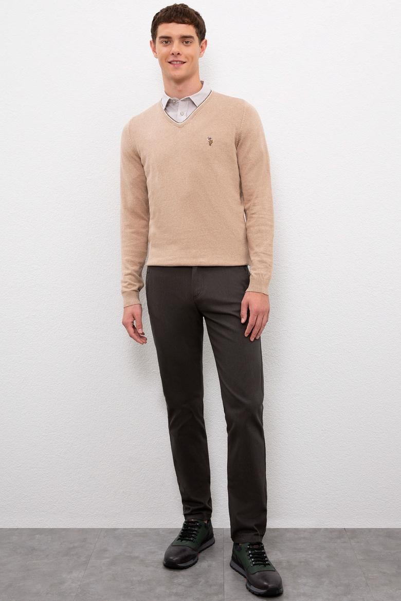 Erkek Camel Melanj Basic Kazak - 50224747046