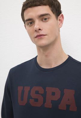 Erkek Lacivert Basic Sweatshirt - 50225478005