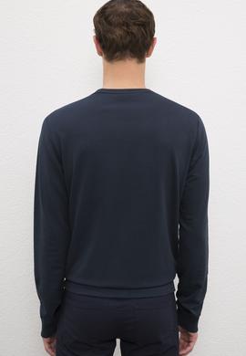 Erkek Lacivert Basic Sweatshirt - 50225478005