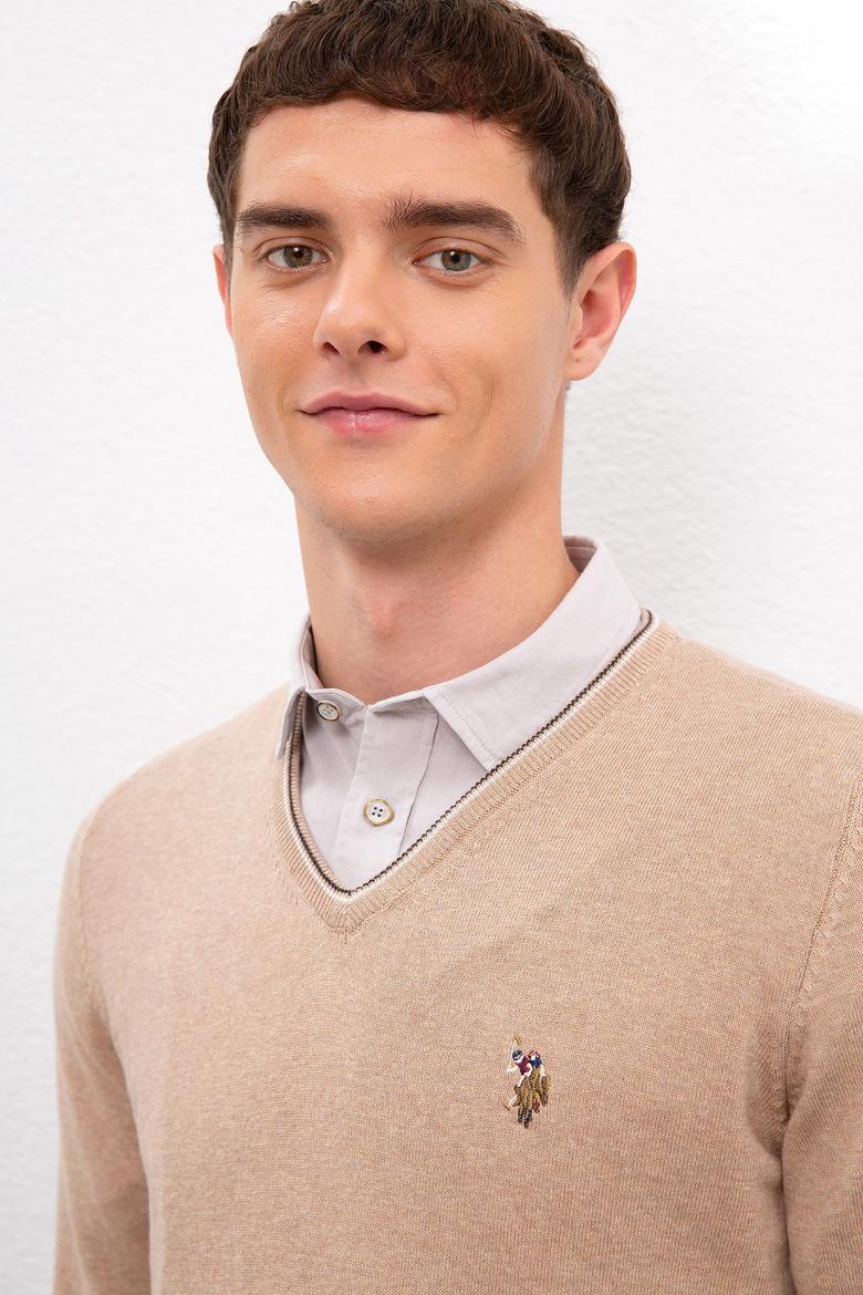 Erkek Camel Melanj Basic Kazak - 50224747046