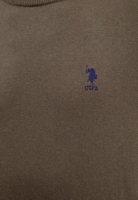 Erkek Koyu Haki Melanj Basic Kazak - 50224889063