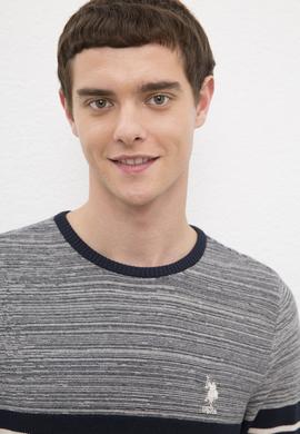 Erkek Krem Bisiklet Yaka Triko Kazak - 50223880012