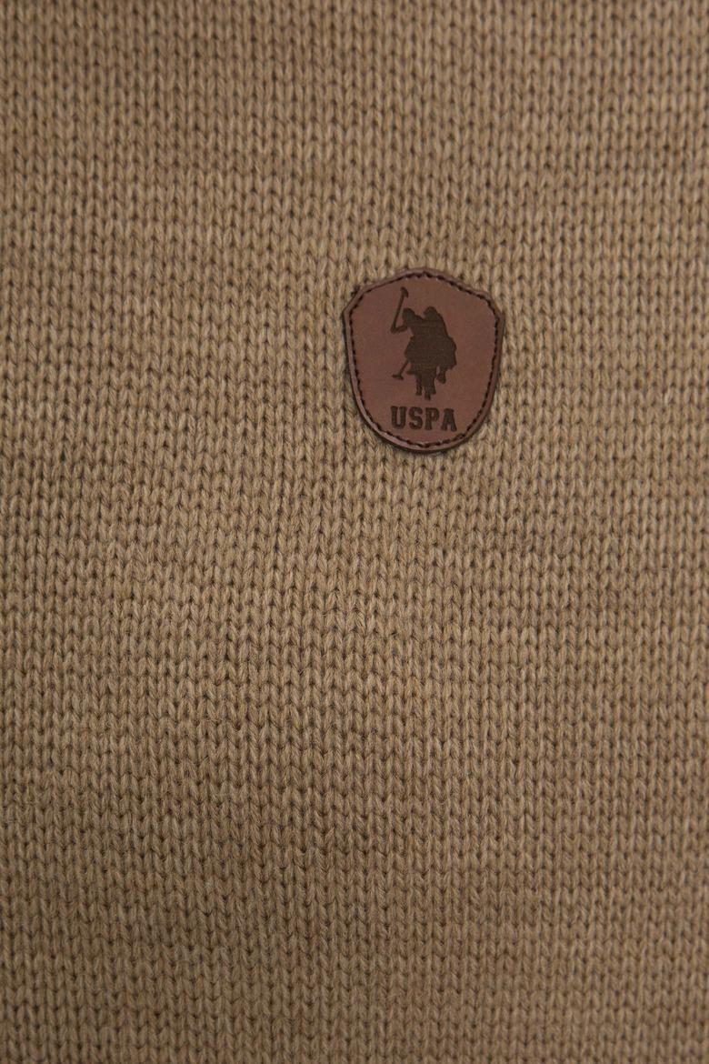 Kadın Kahverengi Triko Panço - 50207418012