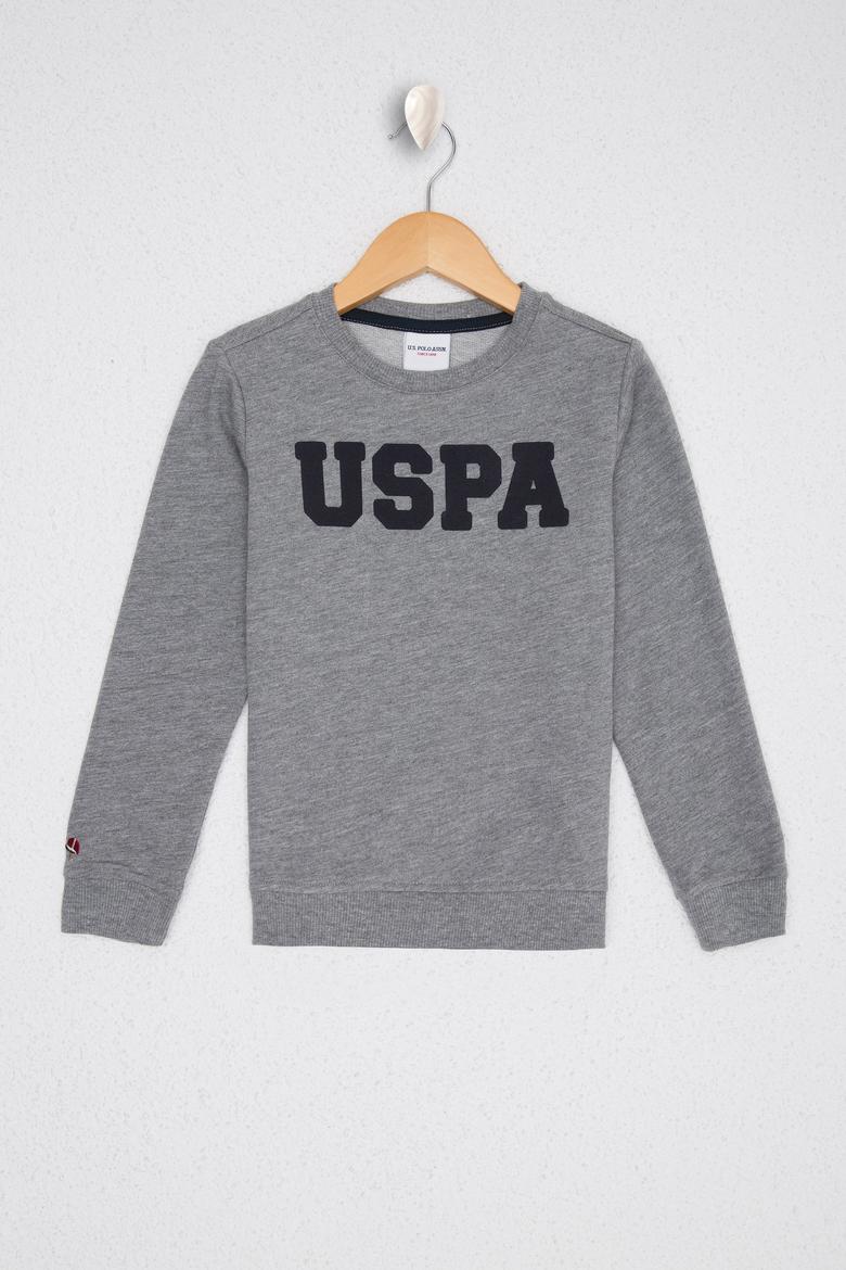 Çocuk Gri Sweatshirt Basic