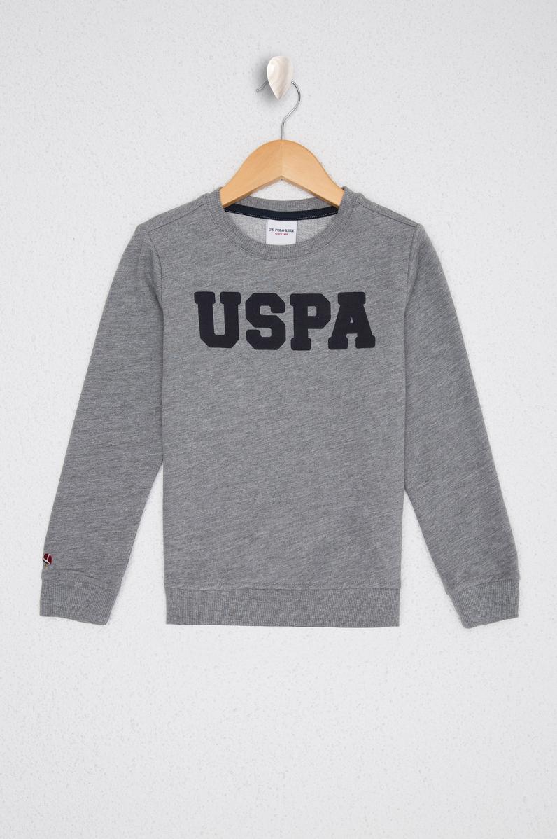 Çocuk Gri Sweatshirt Basic