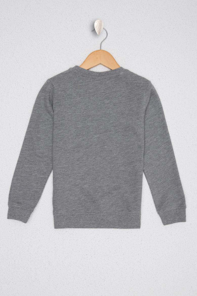 Çocuk Gri Sweatshirt Basic - 50225284007