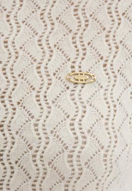 Kadın Beyaz Triko Kazak - 50225219044