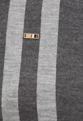 Kadın Gri Triko Panço - 50223975002