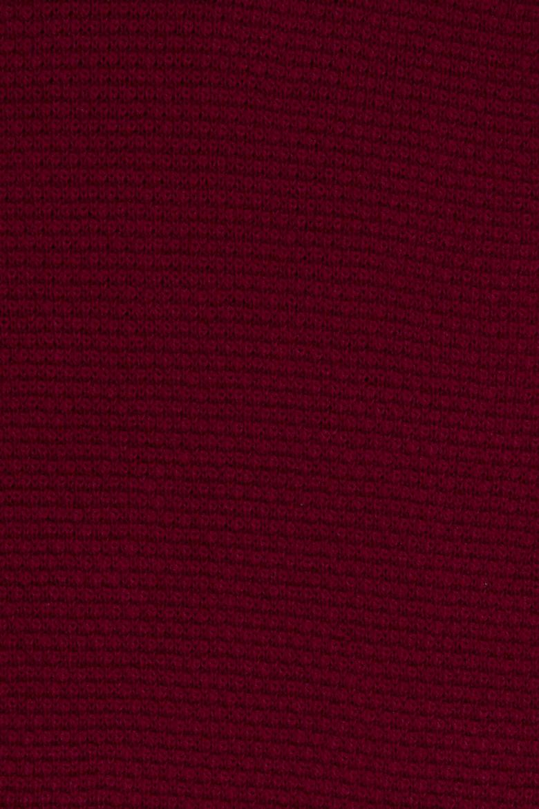 Erkek Çocuk Bordo Bisiklet Yaka Triko Kazak - 50229670019