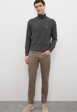 Erkek Antrasit Melanj Basic Kazak - 50224728034