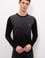 Erkek Siyah Bisiklet Yaka Triko Kazak