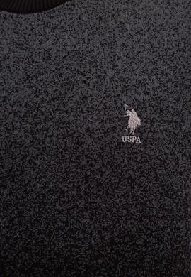 Erkek Siyah Bisiklet Yaka Triko Kazak - 50223857027