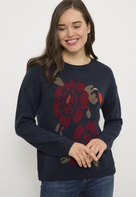 Kadın Lacivert Kazak - 50225352004