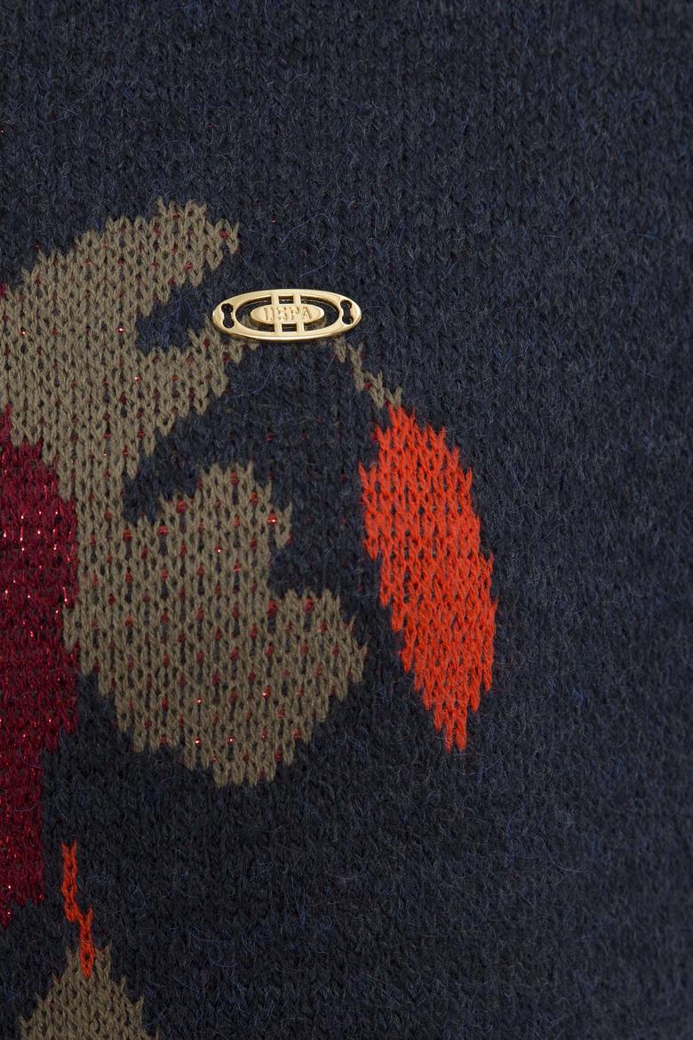 Kadın Lacivert Kazak - 50225352004