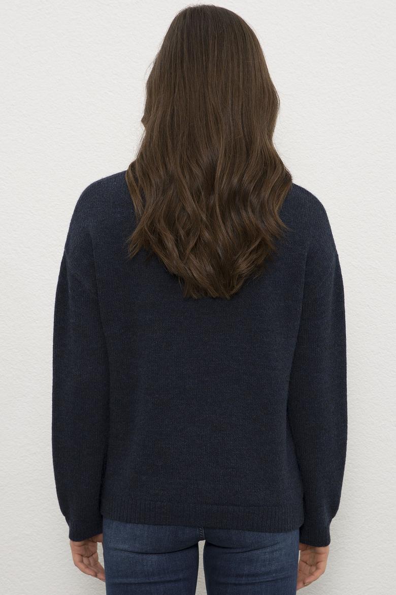 Kadın Lacivert Kazak - 50225352004